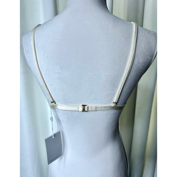Anine Bing Eileen Bra in Ivory Size Small - Picture 7 of 11
